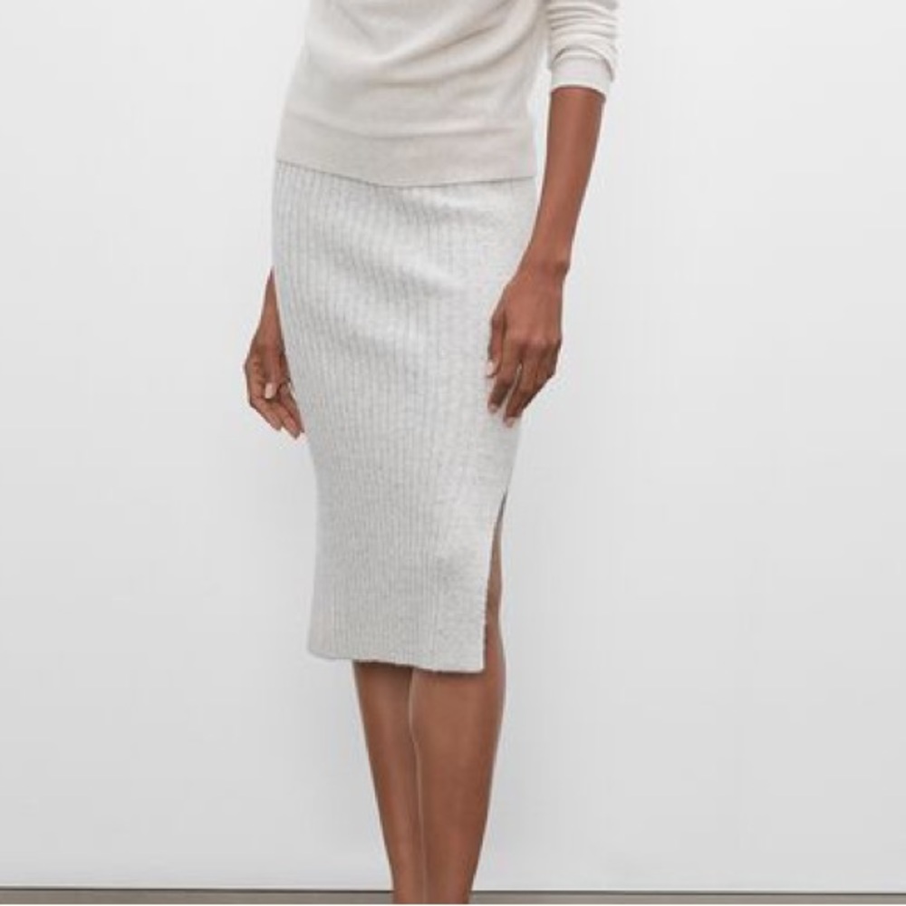 Club Monaco Multi rib tube skirt NWT